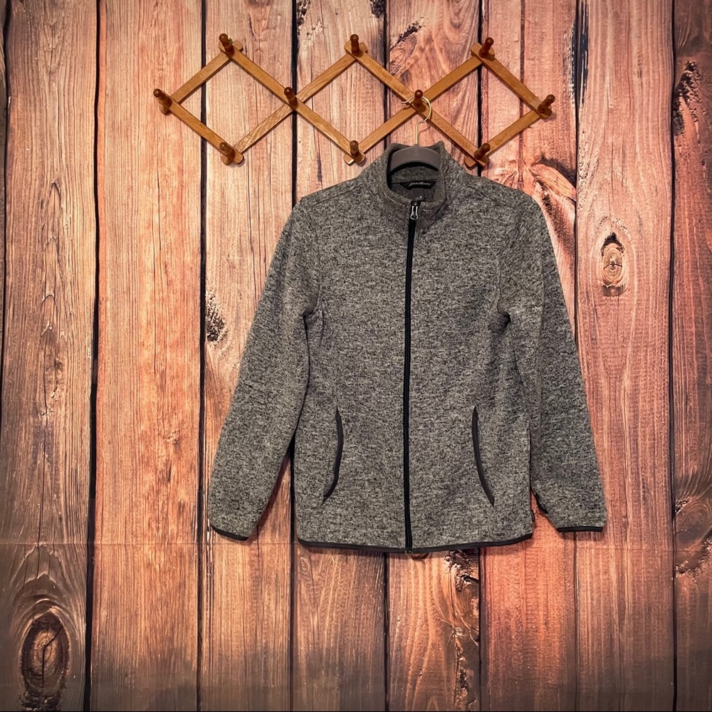 Eddie Bauer Zip Up Fleece Lined Jacket